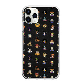 Чехол для iPhone 11 Pro матовый с принтом One Piece Pixel art pattern , Силикон |  | Тематика изображения на принте: 8 bit | ace | chopper | luffy | one piece | pattern | pixel art | space | zorro