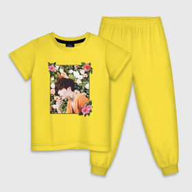Детская пижама хлопок с принтом Ли Чон Сок , 100% хлопок |  брюки и футболка прямого кроя, без карманов, на брюках мягкая резинка на поясе и по низу штанин
 | korea | актер | дорамы. дорама | корейская дорама | корейские дорамы | корея | ли чон сок