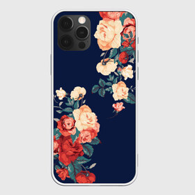 Чехол для iPhone 12 Pro Max с принтом Fashion flowers , Силикон |  | Тематика изображения на принте: fashion | flower | мода | фэшн | цветы
