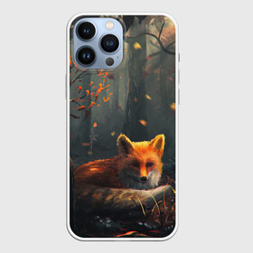 Чехол для iPhone 13 Pro Max с принтом Лиса ,  |  | autum | forest | fox | лес | лиса | осень