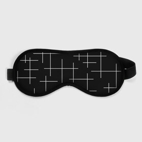 Маска для сна 3D с принтом Geometric (2) , внешний слой — 100% полиэфир, внутренний слой — 100% хлопок, между ними — поролон |  | Тематика изображения на принте: geometric | белый | геометрик | линии | текстура | чёрный