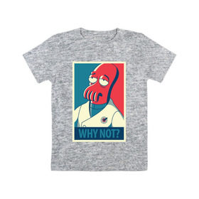 Детская футболка хлопок с принтом Доктор Зойдберг Why not? , 100% хлопок | круглый вырез горловины, полуприлегающий силуэт, длина до линии бедер | doctor | futurama | why | зойдберг | футурама