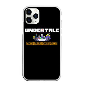 Чехол для iPhone 11 Pro матовый с принтом Undertale 4 , Силикон |  | альфис | андайн | андертейл | асгор | дримурр | меттатон | папирус | подземелье | санс | ториэль | флауи | фриск