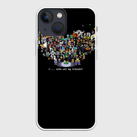 Чехол для iPhone 13 mini с принтом Undertale ,  |  | альфис | андайн | андертейл | асгор | дримурр | меттатон | папирус | подземелье | санс | ториэль | флауи | фриск