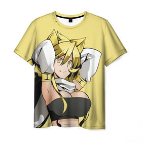 Мужская футболка 3D с принтом Akame ga kill , 100% полиэфир | прямой крой, круглый вырез горловины, длина до линии бедер | akame ga kill | leone | night raid | аниме | девушка