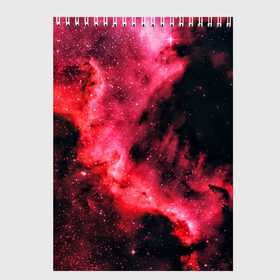 Скетчбук с принтом Space , 100% бумага
 | 48 листов, плотность листов — 100 г/м2, плотность картонной обложки — 250 г/м2. Листы скреплены сверху удобной пружинной спиралью | space | stars | вселенная | галактика | звёзды | космическое пространство | космос | созвездие