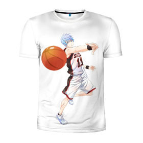 Мужская футболка 3D спортивная с принтом Майка, баскетбол Куроку , 100% полиэстер с улучшенными характеристиками | приталенный силуэт, круглая горловина, широкие плечи, сужается к линии бедра | 