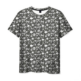 Мужская футболка 3D с принтом Ужастики 2 , 100% полиэфир | прямой крой, круглый вырез горловины, длина до линии бедер | halloween | зомби | кости | мистика | рисунок | ужасы | хеллоуин | череп