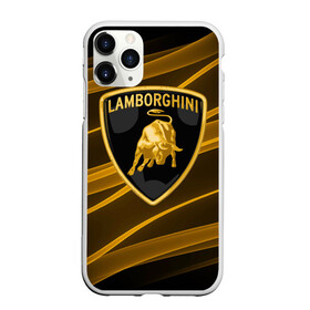 Чехол для iPhone 11 Pro матовый с принтом Ламборгини , Силикон |  | lamborghini | авто | автомобиль | водитель | ламборгини | машина | тачка