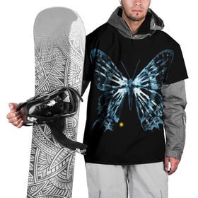 Накидка на куртку 3D с принтом За Гранью , 100% полиэстер |  | Тематика изображения на принте: бабочка | грань | за гранью | кости | рентген