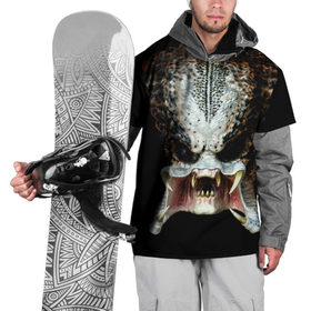 Накидка на куртку 3D с принтом Хищник , 100% полиэстер |  | predator | инопланетянин | кино | нежить | о.м.с.к. | охотник | хищник