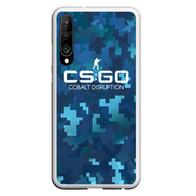 Чехол для Honor P30 с принтом cs:go - Cobalt Disruption (Ржавый кобальт) , Силикон | Область печати: задняя сторона чехла, без боковых панелей | Тематика изображения на принте: cobalt | cs | csgo | desert | disruption | eagle | го | кобальт | кс | ржавый