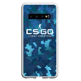 Чехол для Samsung Galaxy S10 с принтом cs:go - Cobalt Disruption (Ржавый кобальт) , Силикон | Область печати: задняя сторона чехла, без боковых панелей | cobalt | cs | csgo | desert | disruption | eagle | го | кобальт | кс | ржавый