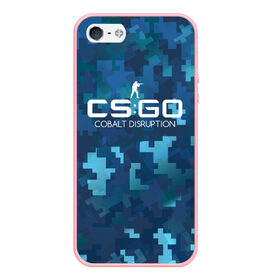 Чехол для iPhone 5/5S матовый с принтом cs:go - Cobalt Disruption (Ржавый кобальт) , Силикон | Область печати: задняя сторона чехла, без боковых панелей | Тематика изображения на принте: cobalt | cs | csgo | desert | disruption | eagle | го | кобальт | кс | ржавый