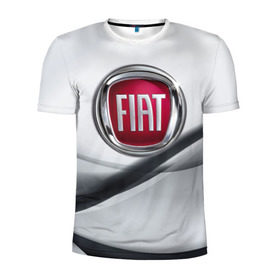Мужская футболка 3D спортивная с принтом FIAT , 100% полиэстер с улучшенными характеристиками | приталенный силуэт, круглая горловина, широкие плечи, сужается к линии бедра | fiat | авто | автомобиль | водитель | машина | тачка | фиат