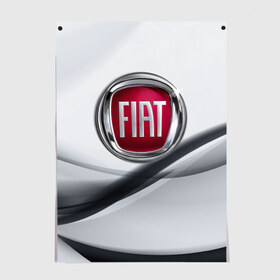 Постер с принтом FIAT , 100% бумага
 | бумага, плотность 150 мг. Матовая, но за счет высокого коэффициента гладкости имеет небольшой блеск и дает на свету блики, но в отличии от глянцевой бумаги не покрыта лаком | fiat | авто | автомобиль | водитель | машина | тачка | фиат