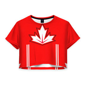 Женская футболка 3D укороченная с принтом Сборная Канады по хоккею 2016 , 100% полиэстер | круглая горловина, длина футболки до линии талии, рукава с отворотами | Тематика изображения на принте: world cup hockey | брент бёрс | вратарь | дрю даути | защитник | канада | клюшка | кубок мира | нападающий | петерс билл | сanada | сборная канады | сидни патрик кросби | хоккей | хоккейная форма | шайба