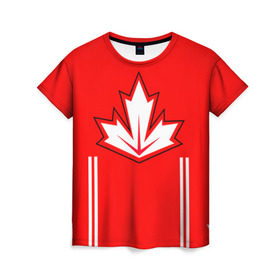 Женская футболка 3D с принтом Канада Хоккей Кросби , 100% полиэфир ( синтетическое хлопкоподобное полотно) | прямой крой, круглый вырез горловины, длина до линии бедер | world cup hockey | брент бёрс | вратарь | дрю даути | защитник | канада | клюшка | кубок мира | нападающий | петерс билл | сanada | сборная канады | сидни патрик кросби | хоккей | хоккейная форма | шайба