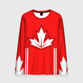 Мужской лонгслив 3D с принтом Канада Хоккей Кросби , 100% полиэстер | длинные рукава, круглый вырез горловины, полуприлегающий силуэт | world cup hockey | брент бёрс | вратарь | дрю даути | защитник | канада | клюшка | кубок мира | нападающий | петерс билл | сanada | сборная канады | сидни патрик кросби | хоккей | хоккейная форма | шайба