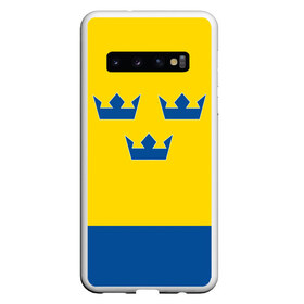 Чехол для Samsung Galaxy S10 с принтом Сборная Швеции по Хоккею , Силикон | Область печати: задняя сторона чехла, без боковых панелей | sweden | world cup hockey | виктор хедман | вратарь | защитник | клюшка | кубок мира | нападающий | сборная канады | хоккей | хоккейная форма | швеция | эрик карлссон