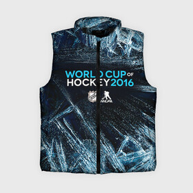Женский жилет утепленный 3D с принтом Кубок мира по хоккею 2016 ,  |  | hokkey | world cup hokkey 2016 | кубок мира | хоккей
