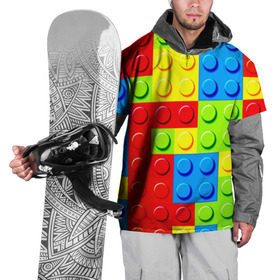 Накидка на куртку 3D с принтом Конструктор , 100% полиэстер |  | детские | разноцветные