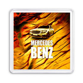Магнит 55*55 с принтом Mercedes Benz , Пластик | Размер: 65*65 мм; Размер печати: 55*55 мм | benz | mercedes | авто | автомобиль | водитель | машина | мерседес бенц | тачка