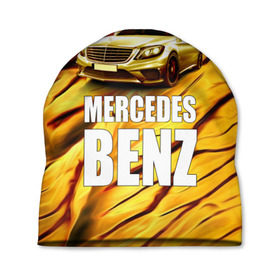 Шапка 3D с принтом Mercedes Benz , 100% полиэстер | универсальный размер, печать по всей поверхности изделия | benz | mercedes | авто | автомобиль | водитель | машина | мерседес бенц | тачка