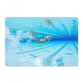 Магнитный плакат 3Х2 с принтом swimmer , Полимерный материал с магнитным слоем | 6 деталей размером 9*9 см | пловец