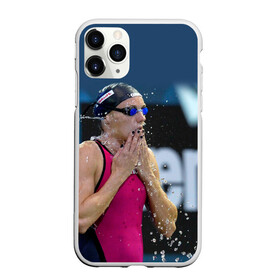 Чехол для iPhone 11 Pro Max матовый с принтом Пловец , Силикон |  | Тематика изображения на принте: swimmer