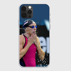 Чехол для iPhone 12 Pro Max с принтом Пловец , Силикон |  | Тематика изображения на принте: swimmer