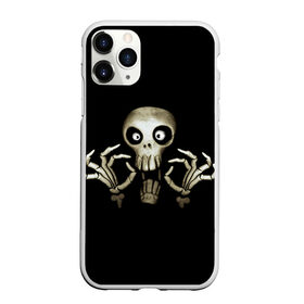 Чехол для iPhone 11 Pro матовый с принтом Скeлетик , Силикон |  | bones | halloween | skull в идеи подарков в хеллоуин | скелет | скелеты | хеллоиун | хэллоуин | хэлоуин | череп | черепа