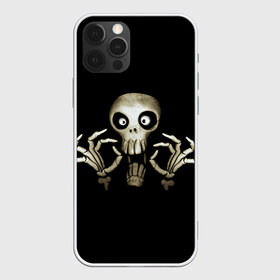 Чехол для iPhone 12 Pro Max с принтом Скeлетик , Силикон |  | bones | halloween | skull в идеи подарков в хеллоуин | скелет | скелеты | хеллоиун | хэллоуин | хэлоуин | череп | черепа