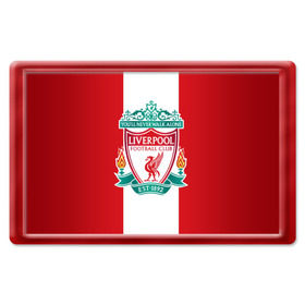 Магнит 45*70 с принтом Liverpool FC , Пластик | Размер: 78*52 мм; Размер печати: 70*45 | англия | клуб | ливерпуль | фк | футбол | футбольный