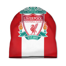 Шапка 3D с принтом Liverpool FC , 100% полиэстер | универсальный размер, печать по всей поверхности изделия | Тематика изображения на принте: англия | клуб | ливерпуль | фк | футбол | футбольный