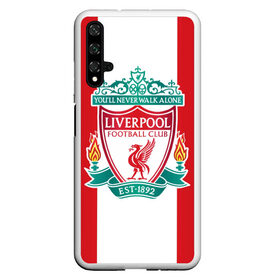 Чехол для Honor 20 с принтом Liverpool FC , Силикон | Область печати: задняя сторона чехла, без боковых панелей | англия | клуб | ливерпуль | фк | футбол | футбольный