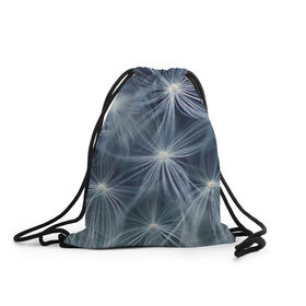 Рюкзак-мешок 3D с принтом Одуванчик , 100% полиэстер | плотность ткани — 200 г/м2, размер — 35 х 45 см; лямки — толстые шнурки, застежка на шнуровке, без карманов и подкладки | Тематика изображения на принте: одуванчик | цветок