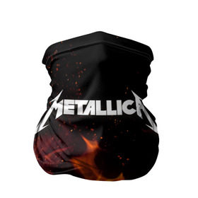 Бандана-труба 3D с принтом Metallica fire , 100% полиэстер, ткань с особыми свойствами — Activecool | плотность 150‒180 г/м2; хорошо тянется, но сохраняет форму | металлика