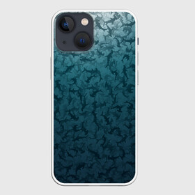 Чехол для iPhone 13 mini с принтом Акулы молоты ,  |  | камуфляж | море | океан | рыба