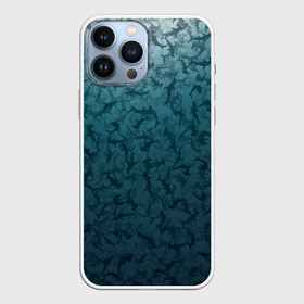 Чехол для iPhone 13 Pro Max с принтом Акулы молоты ,  |  | Тематика изображения на принте: камуфляж | море | океан | рыба