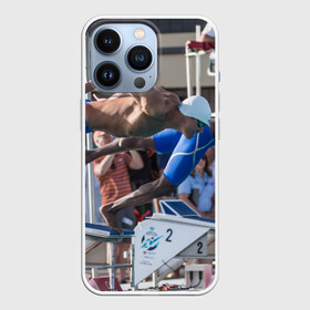 Чехол для iPhone 13 Pro с принтом Swimmer ,  |  | плавание | пловец. прыжок