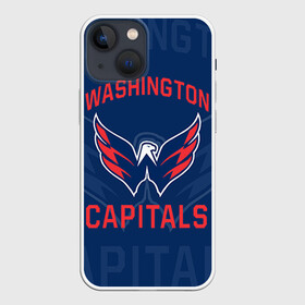 Чехол для iPhone 13 mini с принтом Хоккей 2 ,  |  | nhl | stanley cup | washington capitals |  вашингтон капиталс | вашингтон кэпиталз | кубок стенли | кубок стэнли | нхл | овечкин | хоккей | хоккейный клуб