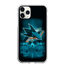 Чехол для iPhone 11 Pro матовый с принтом Хоккей 4 , Силикон |  | nhl | sharks | stanley cup |  san jose sharks | кубок стенли | кубок стэнли | нхл | сан хосе | сан хосе шаркс | хоккей | хоккейный клуб | шаркс