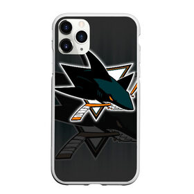 Чехол для iPhone 11 Pro матовый с принтом Хоккей 11 , Силикон |  | nhl | san jose sharks | sharks | stanley cup | кубок стенли | кубок стэнли | нхл | сан хосе | сан хосе шаркс | хоккей | хоккейный клуб | шаркс