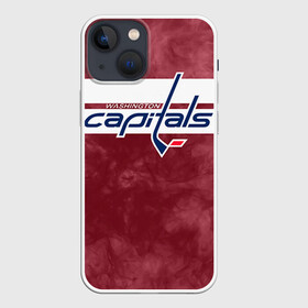 Чехол для iPhone 13 mini с принтом Хоккей 12 ,  |  | nhl | stanley cup | washington capitals |  вашингтон капиталс | вашингтон кэпиталз | кубок стенли | кубок стэнли | нхл | овечкин | хоккей | хоккейный клуб