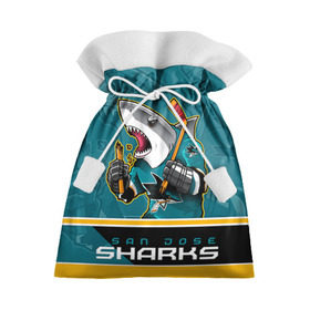 Подарочный 3D мешок с принтом San Jose Sharks , 100% полиэстер | Размер: 29*39 см | nhl | san jose sharks | sharks | stanley cup | кубок стенли | кубок стэнли | нхл | сан хосе | сан хосе шаркс | хоккей | хоккейный клуб | шаркс