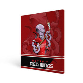 Холст квадратный с принтом Detroit Red Wings , 100% ПВХ |  | detroit red wings | nhl | stanley cup | детройд | детройт ред уингз | кубок стенли | кубок стэнли | марченко | нхл | хоккей | хоккейный клуб