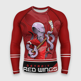 Мужской рашгард 3D с принтом Detroit Red Wings ,  |  | detroit red wings | nhl | stanley cup | детройд | детройт ред уингз | кубок стенли | кубок стэнли | марченко | нхл | хоккей | хоккейный клуб