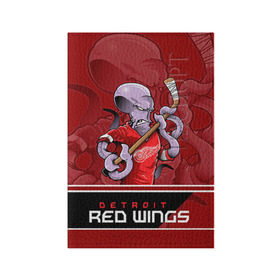 Обложка для паспорта матовая кожа с принтом Detroit Red Wings , натуральная матовая кожа | размер 19,3 х 13,7 см; прозрачные пластиковые крепления | Тематика изображения на принте: detroit red wings | nhl | stanley cup | детройд | детройт ред уингз | кубок стенли | кубок стэнли | марченко | нхл | хоккей | хоккейный клуб