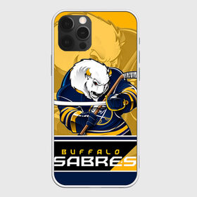 Чехол для iPhone 12 Pro Max с принтом Buffalo Sabres , Силикон |  | Тематика изображения на принте: buffalo sabres | nhl | stanley cup | баффало сейбрз | буффало | кубок стенли | кубок стэнли | куликов | нхл | хоккей | хоккейный клуб